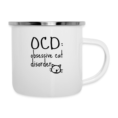 Obsessive-Cat-Disorder - Emaille mok