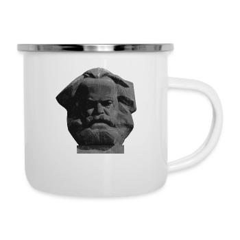 Karl Marx - Chemnitz Nischel - Tasse émaillée - blanc - Droite