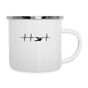 boulder heartbeat. Climb - Camper Mug - white - Right