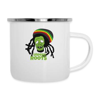 Reggae zombie - Camper Mug - white - Right