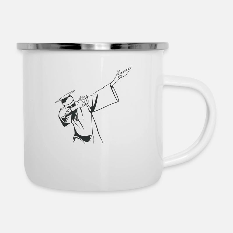 Degré DAB - Tasse émaillée - blanc