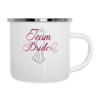 Team Bride Dress 2 - Camper Mug - white - Right