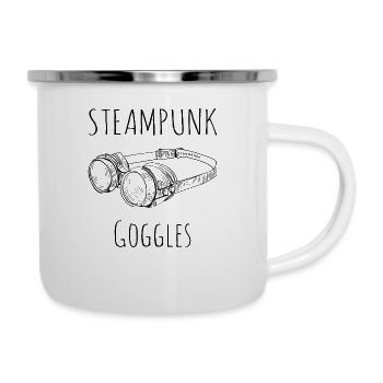 Steampunk Glasses Welding Glasses Goggles Shirt - Camper Mug - white - Right