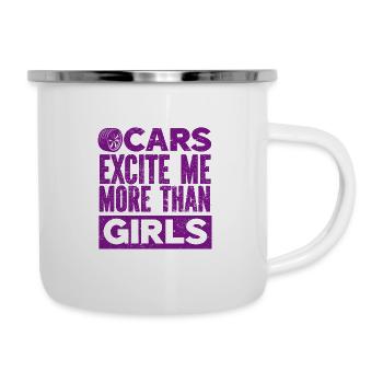 Car Vintage Racing Car Lovers Car Veterans - Camper Mug - white - Right