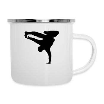 Breakdancer, B-Boy - Tasse émaillée - blanc - Droite