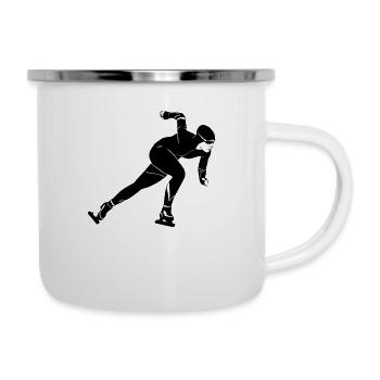 Speed Skating - Camper Mug - white - Right