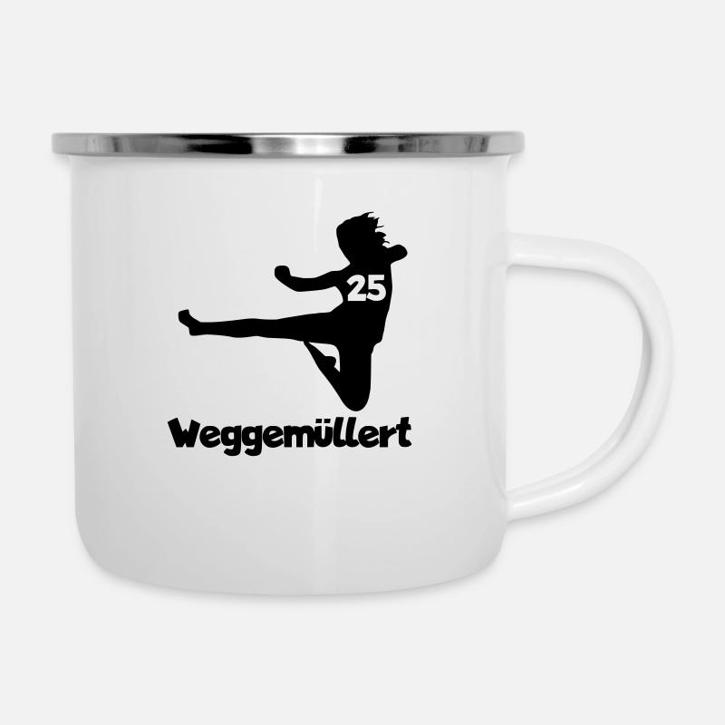 Thomas Müller - Tasse émaillée - blanc