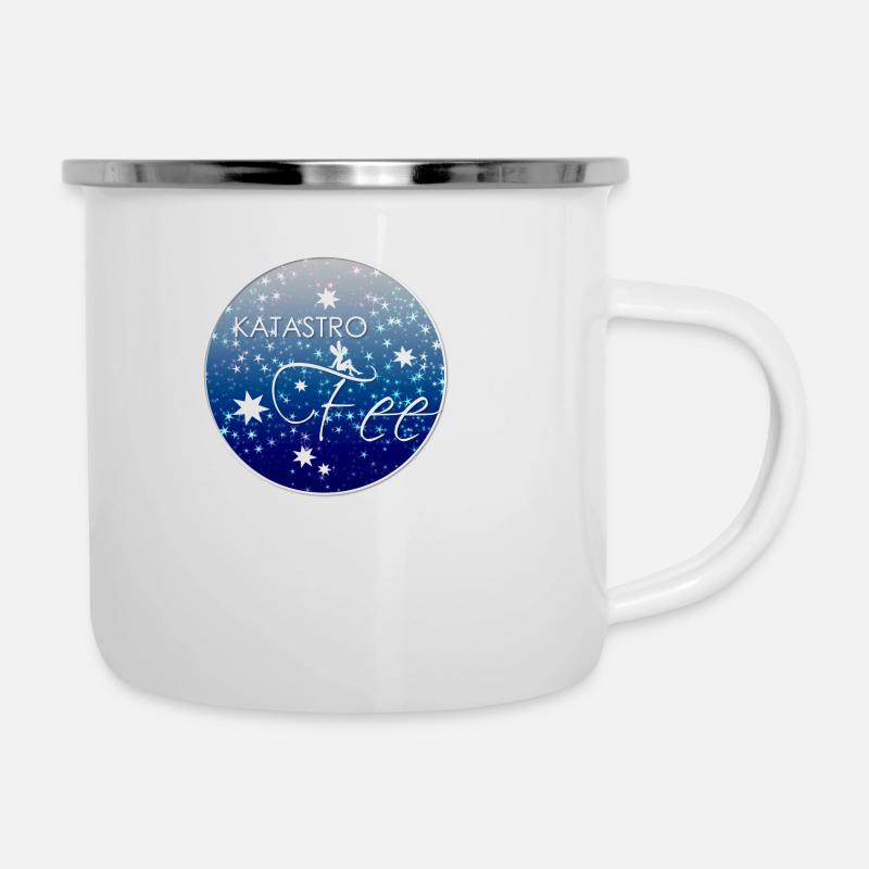 Katastrofee - Emaille-Tasse - Weiß