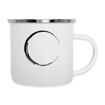 Symbol Circle Grunge Shape - Camper Mug - white - Right