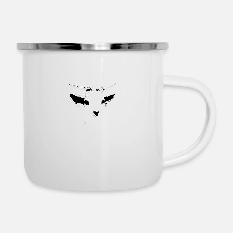 Braknitsa Ziege - Tasse émaillée - blanc
