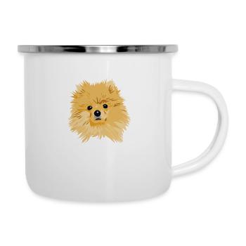 Pomeranian - Camper Mug - white - Right