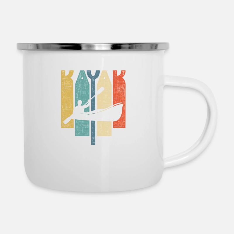 kayak - Tasse émaillée - blanc