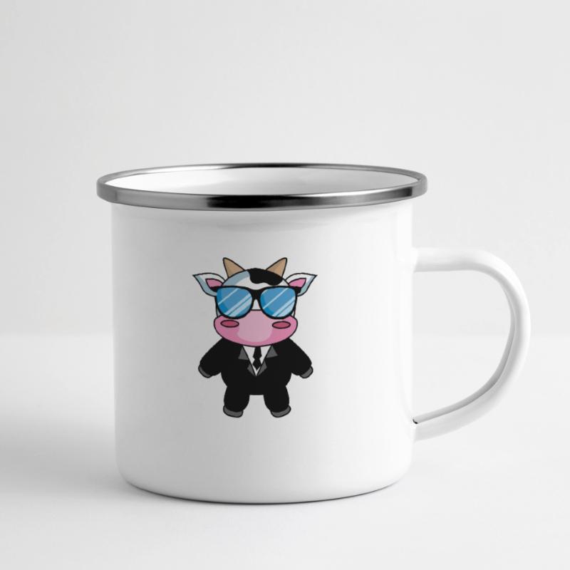 Security oder eher SeKUHrity? Emaille-Tasse