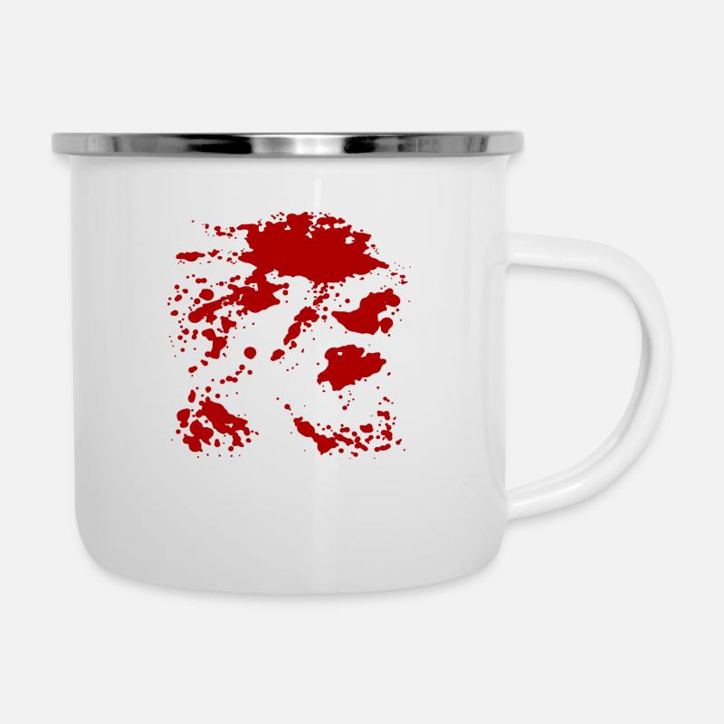 Blood spatter - Camper Mug - white