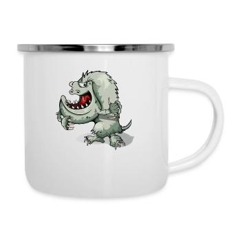 monster - Emaille-Tasse - Weiß - Rechts