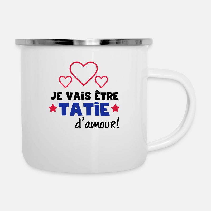 tatie d'amour - Tasse émaillée - blanc