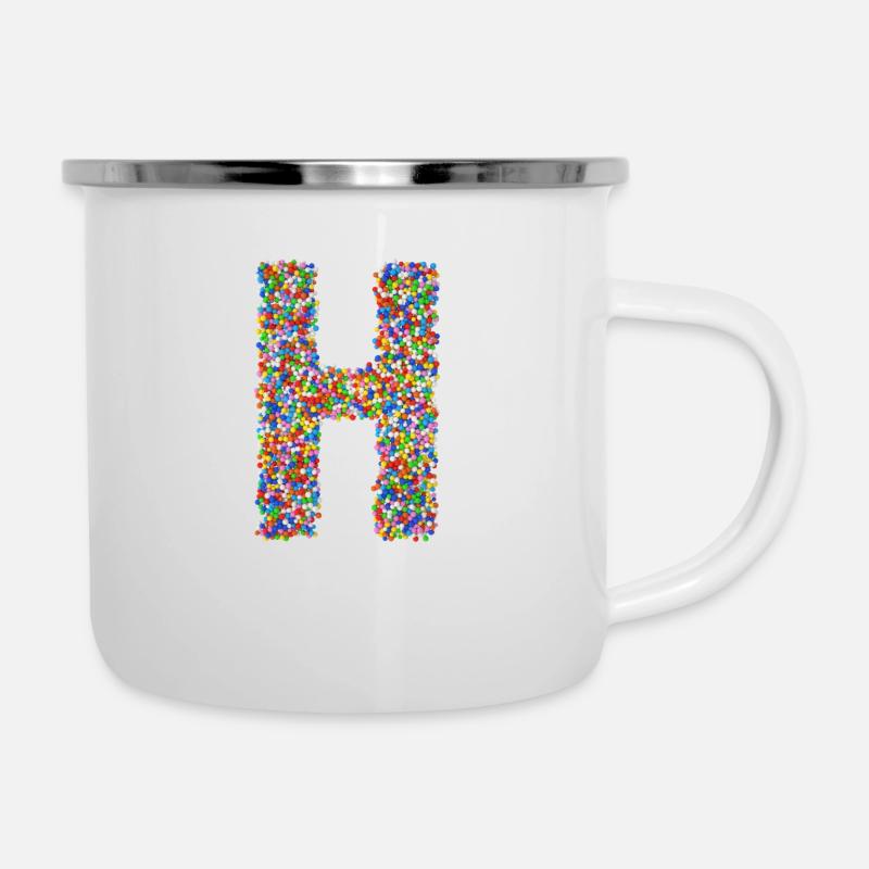 H - Camper Mug - white