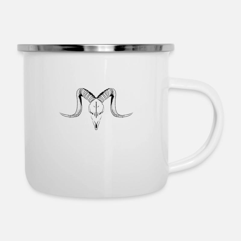 8F25A146 86A8 4D88 A318 19E315AD7058 - Emaille-Tasse - Weiß