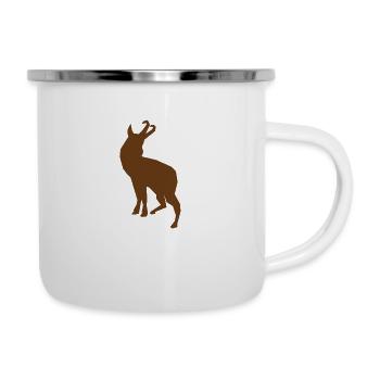 Gams Silhouette - Camper Mug - white - Right