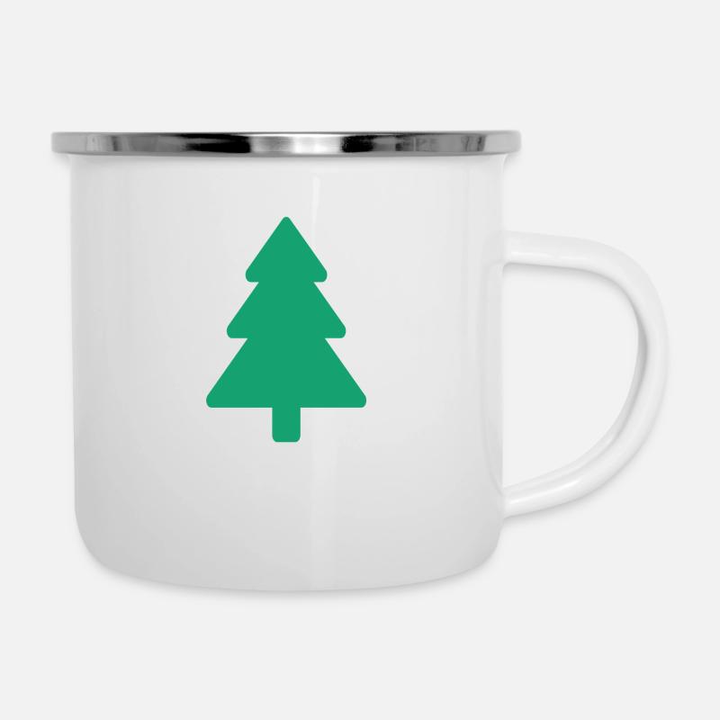 Christmas tree - Camper Mug - white