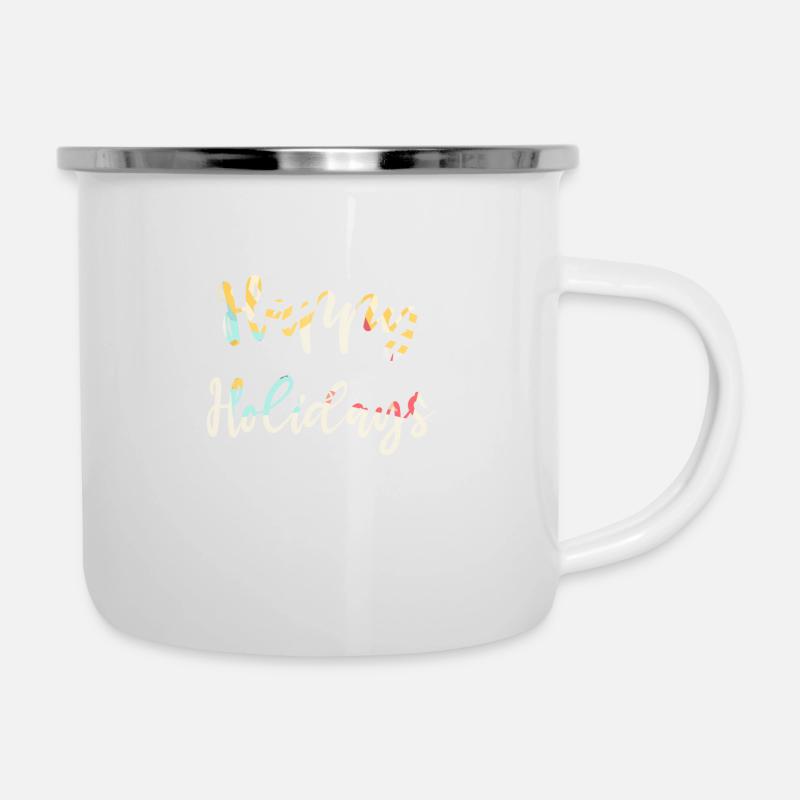 Happy Holidays - nice vacation - Camper Mug - white