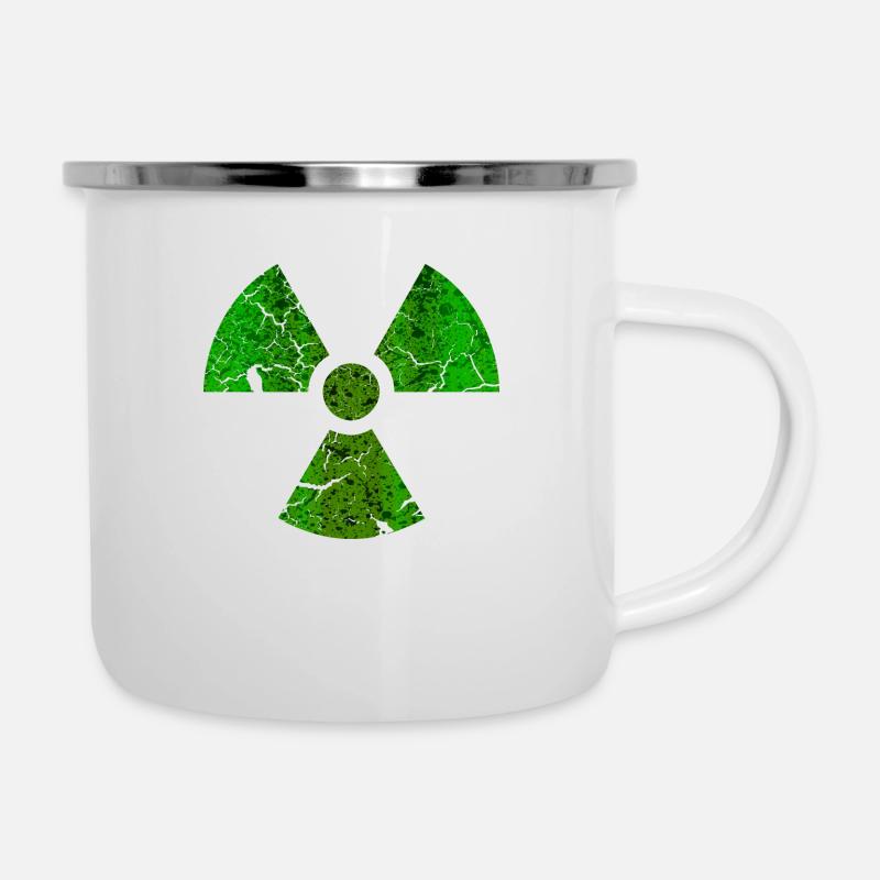 Radioactive - Grunge Texture - Camper Mug - white