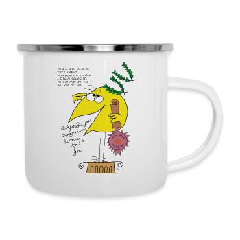 Intelligence Shadok - Tasse émaillée - blanc - Droite
