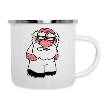 nain petit visage tête boes veraergert wue - Tasse émaillée - blanc - Droite