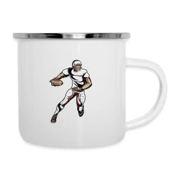 T-shirt Football Canada Sports - Tasse émaillée - blanc - Droite