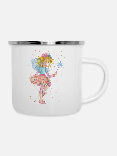 Prinzessin Lillifee Konfetti - Emaille-Tasse - Weiß
