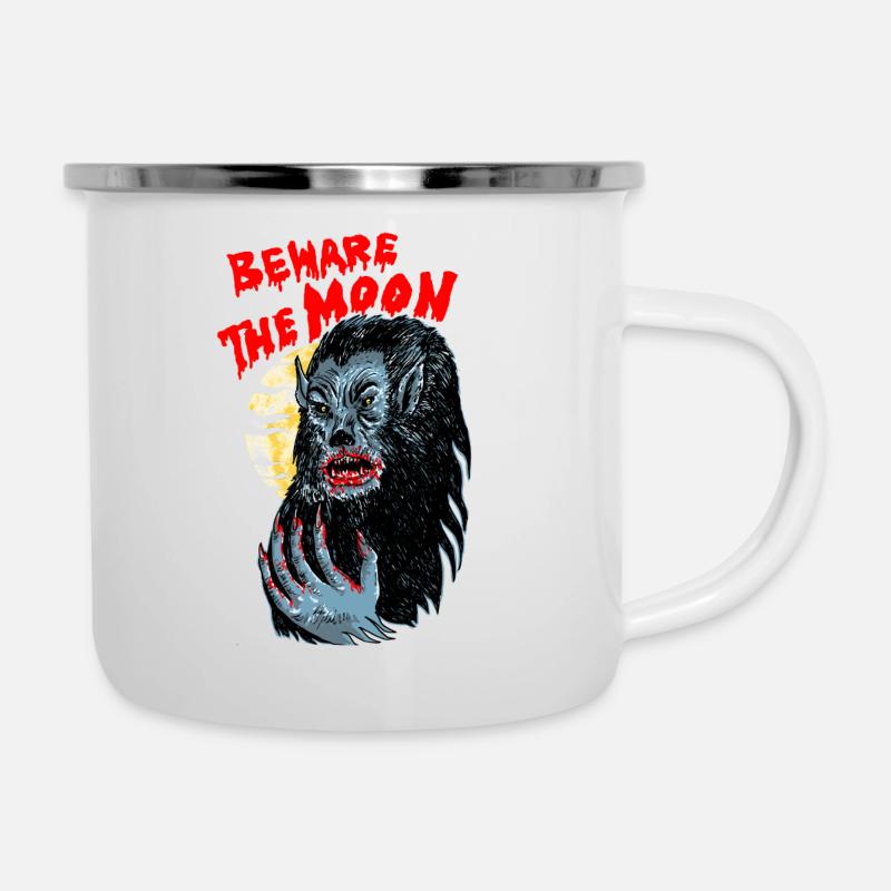 wolfi - Tasse émaillée - blanc