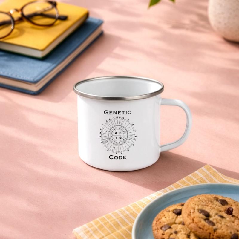 Genetic Code Emaille-Tasse