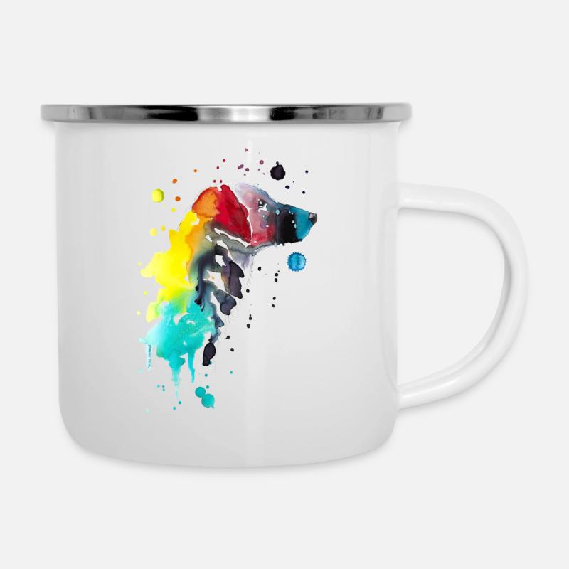 Flat Coated Retriever - Camper Mug - white