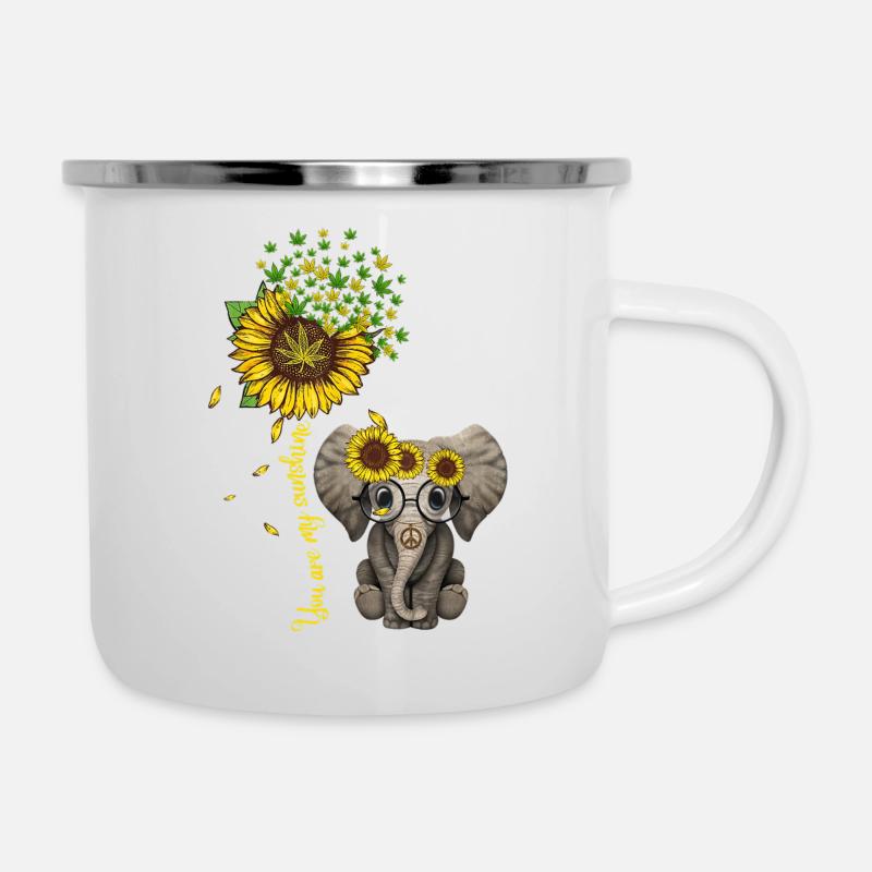 Cannabis Hemp THC 420 - Camper Mug - white