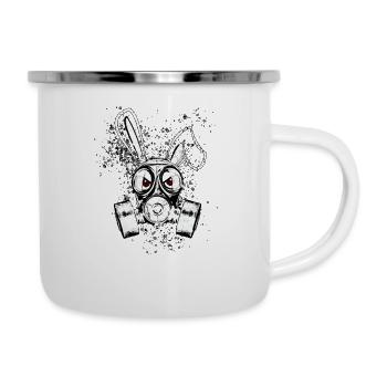Follow into the next level - Camper Mug - white - Right