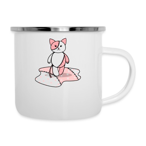 CATS KARMA - Emaille-Tasse
