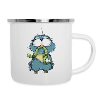 Baby Bird - Tasse émaillée - blanc - Droite