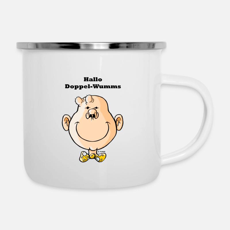 Exemple Kopp Doppelwumms - Tasse émaillée - blanc