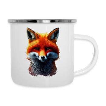 Fox head - Camper Mug - white - Right