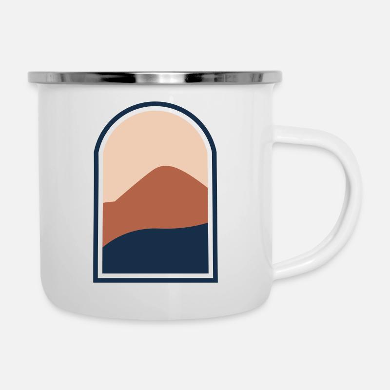 Abstract Design - Camper Mug - white