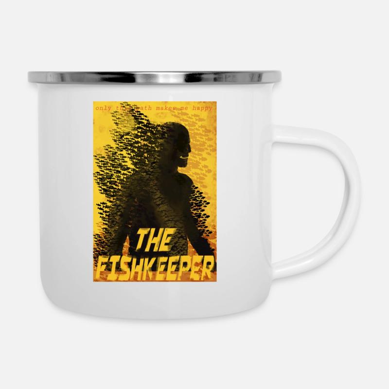 THE FISHKEEPER - Camper Mug - white