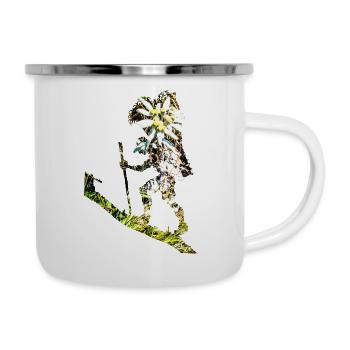 Apporte-moi un edelweiss - Tasse émaillée - blanc - Droite