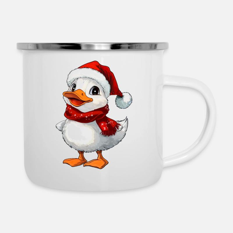 Christmas Duck - Camper Mug - white