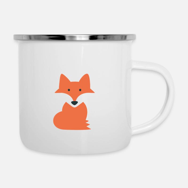 Nettoyer Simplyfox - Tasse émaillée - blanc