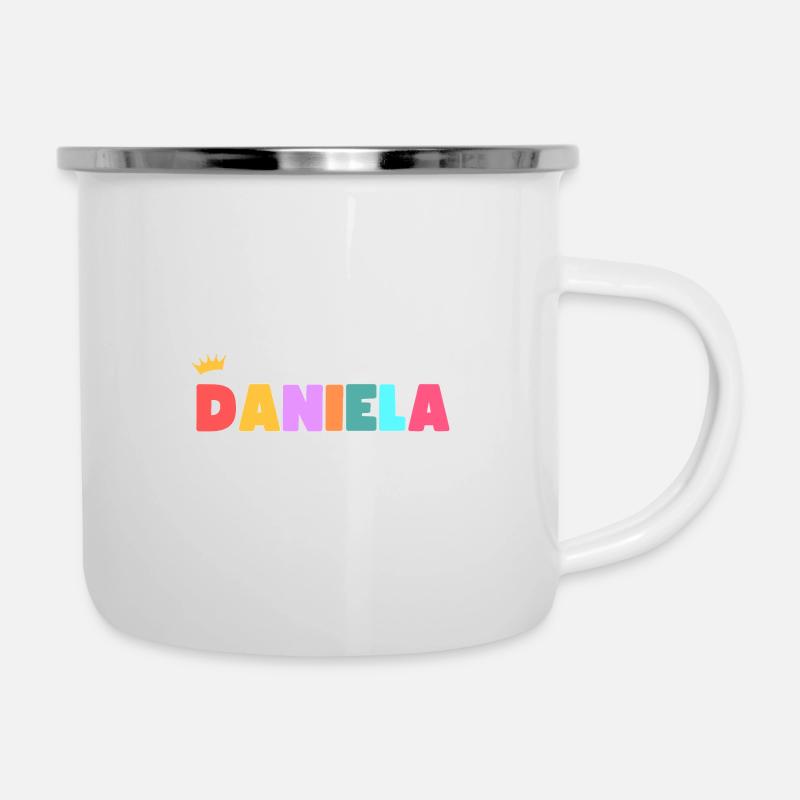 Daniela! Customizable - Camper Mug - white