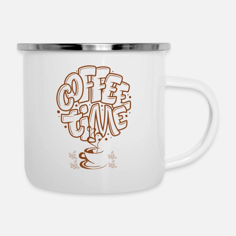 It's Coffee Time - Camper Mug - white