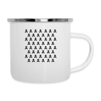 Emo Skulls - Camper Mug - white - Right