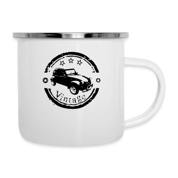 Vintage old car ancienne4 - Camper Mug - white - Right