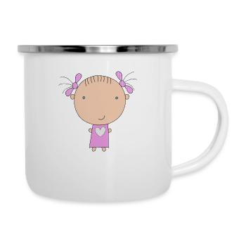 Calinette the little girl - Camper Mug - white - Right