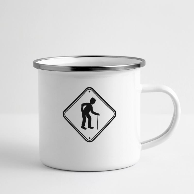 Shield attention danger danger caution note warn Camper Mug